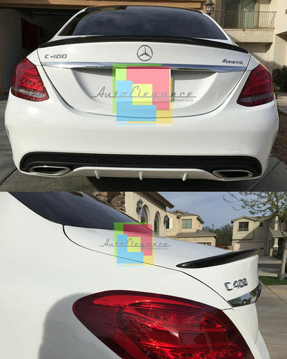 SPOILER POSTERIORE SUL COFANO MERCEDES CLASSE C W205 2014-2016 .- TOP QUALITA&apos;