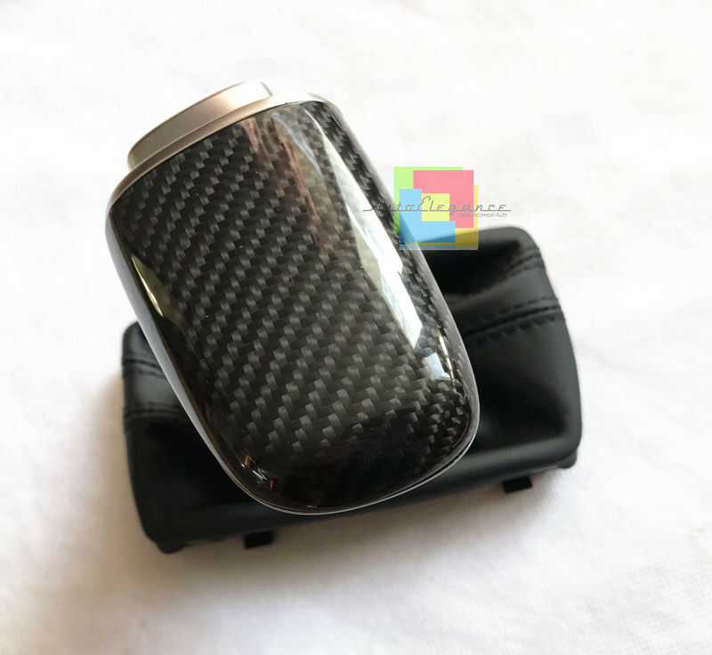 AUDI Q7 2006+ POMELLO DEL CAMBIO AUTOMATICO PELLE CARBON LOOK SLINE AUTOELEGANCERICAMBI