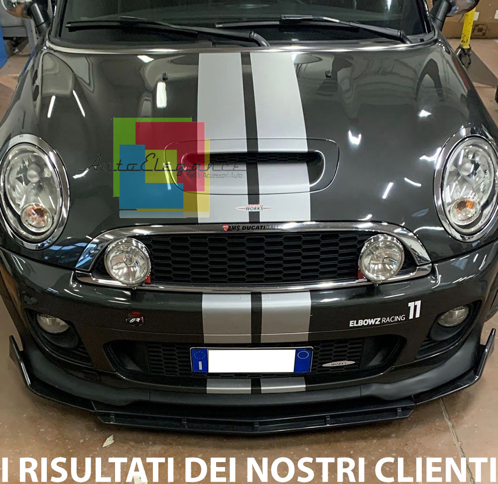 SPOILER UNDER FRONT BUMPER MINI R55 R56 R57 R58 R59 ABS SPLITTER BLADE