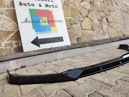 AUDI A3 8V 2017+ BUMPER SPLITTER ABS GLOSSY BLACK RS3 S3 DESIGN