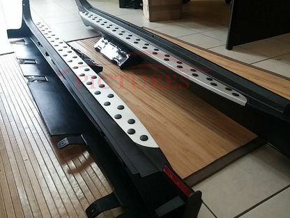 PEDANE LATERALI HYUNDAI IX35 IX 35 2009-2015 SOTTOPORTA IN ALLUMINIO / ABS