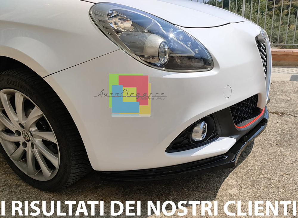 SPLITTER FOR ALFA ROMEO GIULIETTA 2010-2020 UNDER FRONT BUMPER ABS LIP