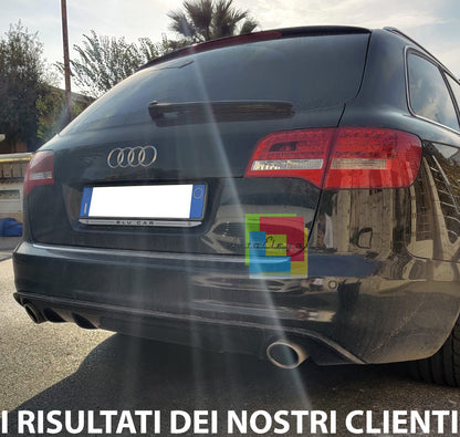 RS6 DIFFUSORE PER AUDI A6 4F C6 2009-2011 LIFT SPOILER SOTTO PARAURTI ESTRATTORE