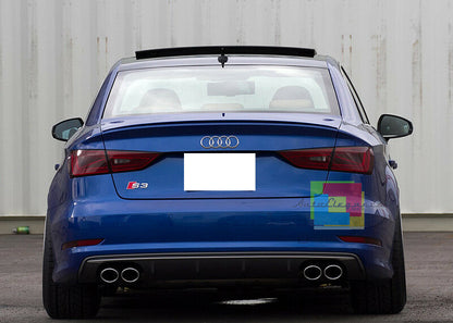 AUDI A3 8V BERLINA 2012-2015 SOTTO PARAURTI IN ABS DIFFUSORE POSTERIORE S3 .-. AUTOELEGANCERICAMBI