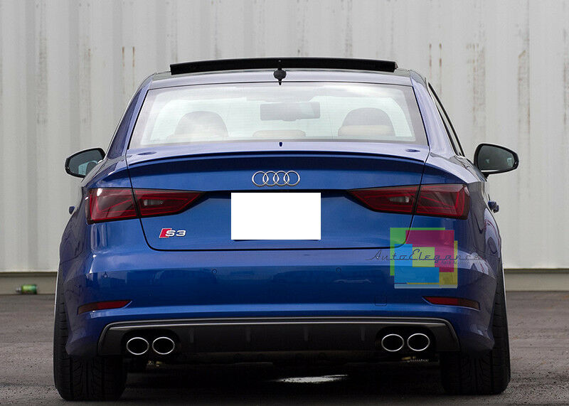 AUDI A3 8V BERLINA 12-15 SOTTO PARAURTI + TERMINALI DIFFUSORE POSTERIORE S3 .-. AUTOELEGANCERICAMBI