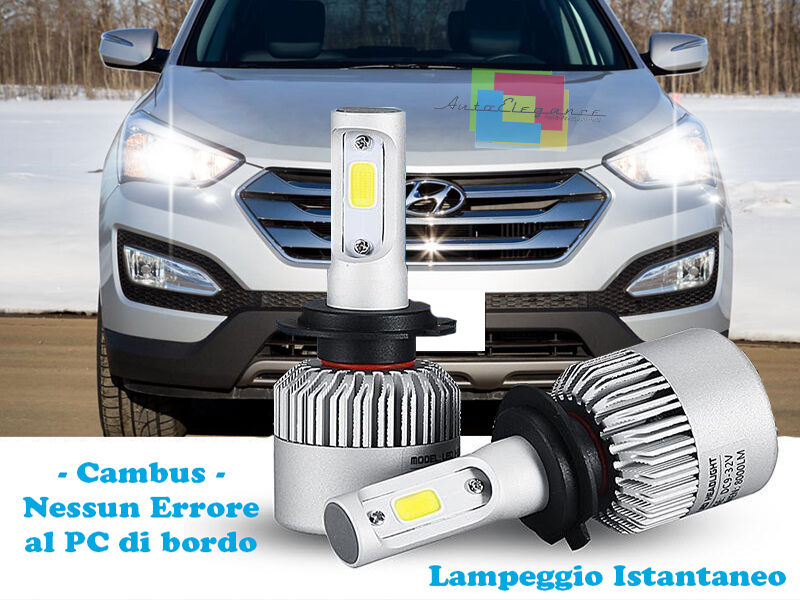 HYUNDAI GRAND SANTA FÉ INSTANT 6000K CREE LED LOW BEAM LAMPS