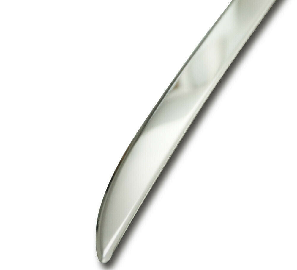 PIASTRA CROMATA PORTELLONE COFANO POSTERIORE RENAULT MEGANE 4 IV ACCIAIO INOX