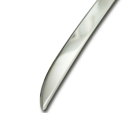 PIASTRA CROMATA PORTELLONE COFANO POSTERIORE RENAULT MEGANE 4 IV ACCIAIO INOX