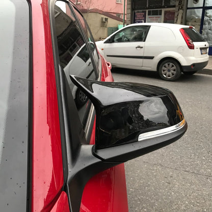 BMW SERIE 2 F22 F23 CALOTTE ADESIVE SPECCHI SPECCHIETTI RETROVISORI NERO LUCIDO AUTOELEGANCERICAMBI