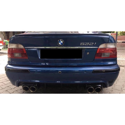 M5 LOOK DIFFUSER BMW 5 SERIES E39 UNDER BUMPER GLOSSY BLACK ABS 0116