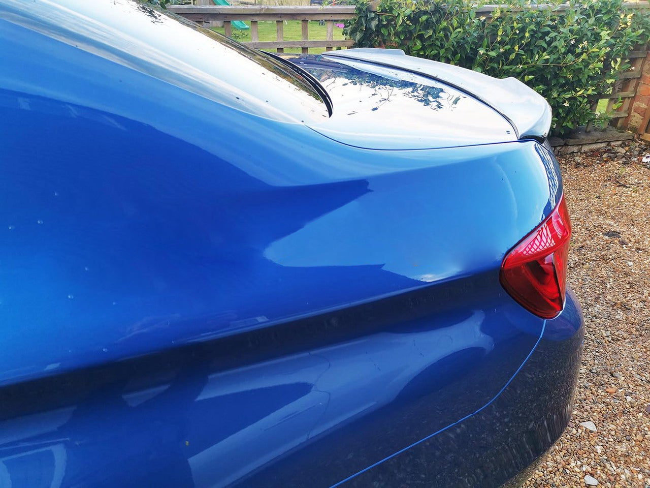 REAR BONNET SPOILER BMW 5 SERIES F10 2010-2017 ABS GLOSS BLACK M5 0050