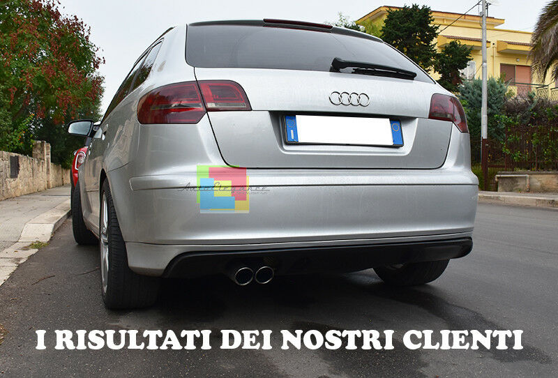 AUDI A3 8P SPORTBACK 2005-2008 DIFFUSORE POSTERIORE S3 SOTTO PARAURTI AUTOELEGANCERICAMBI