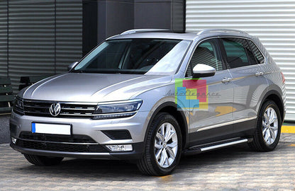 PEDANE LATERALI PER VW TIGUAN DAL 2016 IN POI SOTTOPORTA ANTISCIVOLO .-