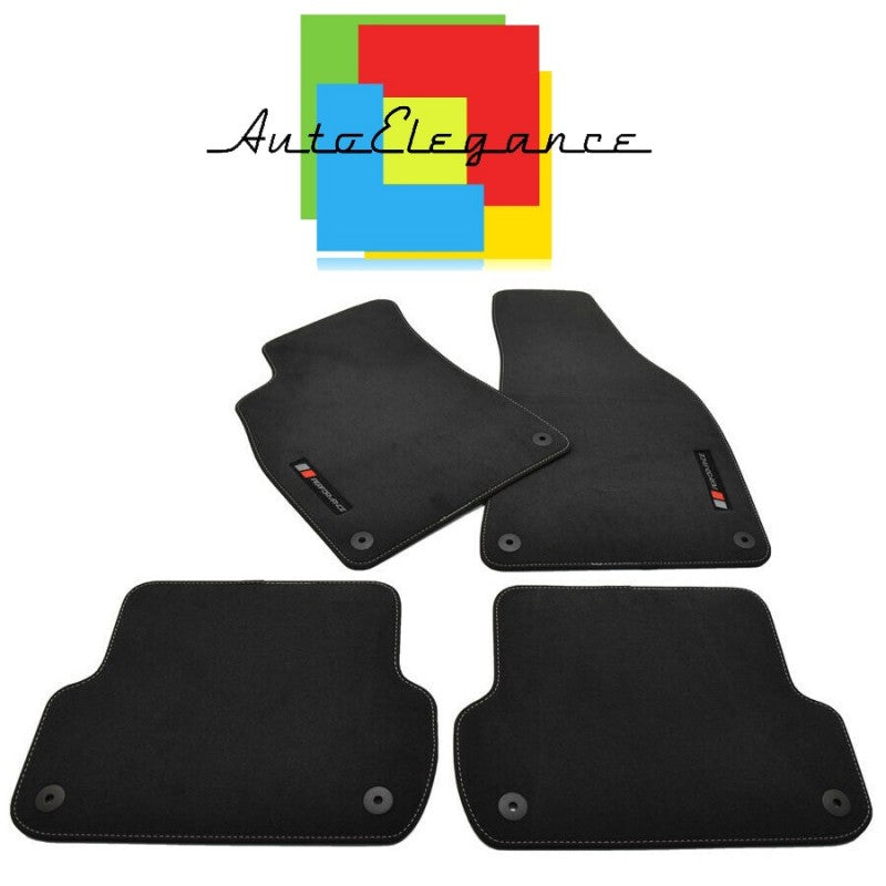 AUDI A4 8E B6 B7 AVANT 2000-2007 SET TAPPETINI IN VELLUTO DI ALTA QUALITA' SPECIFICO AUTOELEGANCERICAMBI