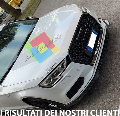 AUDI A3 8V LIFT SOTTO PARAURTI ANTERIORE CARBONIO RS3 DESIGN SPLITTER CARBON AUTOELEGANCERICAMBI
