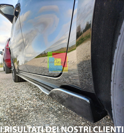 LAME SEAT LEON KL 2019+ SPLITTER SOTTO MINIGONNE LATERALI ABS NERO LUCIDO 0036