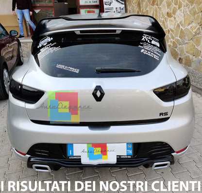 RENAULT CLIO 4 IV 2012-2019 DIFFUSORE POSTERIORE DESIGN RS ABS NERO LUCIDO 0032