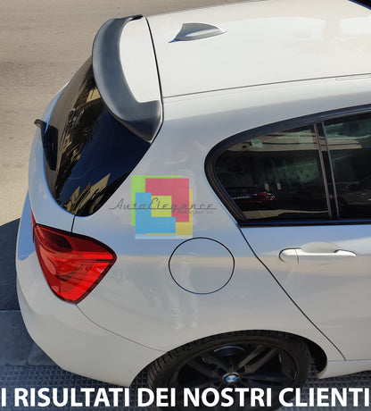 SPOILER POSTERIORE SUL TETTO BMW SERIE 1 F20 F21 2011+ LOOK M TECH IN ABS