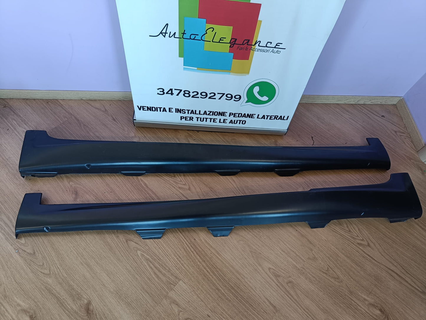 ⭐MINIGONNE LATERALI PER VW SCIROCCO DAL 2008+ SPOILER SOTTO PORTA ABS LOOK RLINE