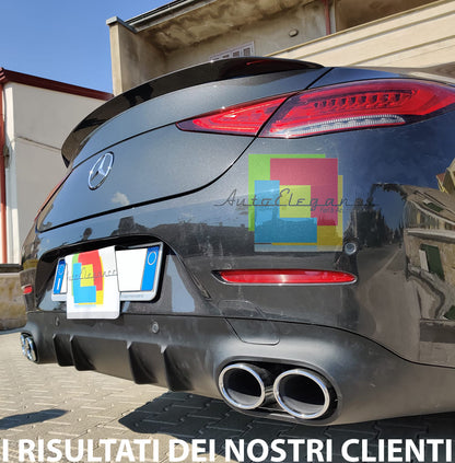MERCEDES CLS C257 2018+ DIFFUSORE POSTERIORE CON TERMINALI COMATI AMG
