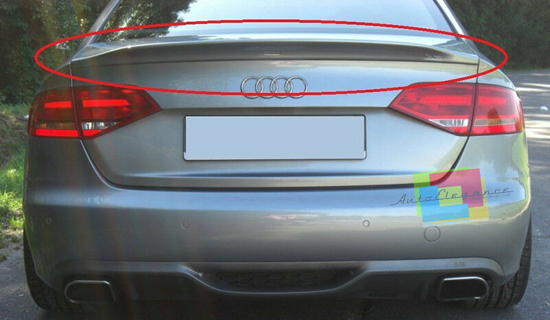SPOILER LOOK SPORT S4 POSTERIORE COFANO AUDI A4 B8 8K BERLINA 2008-2014