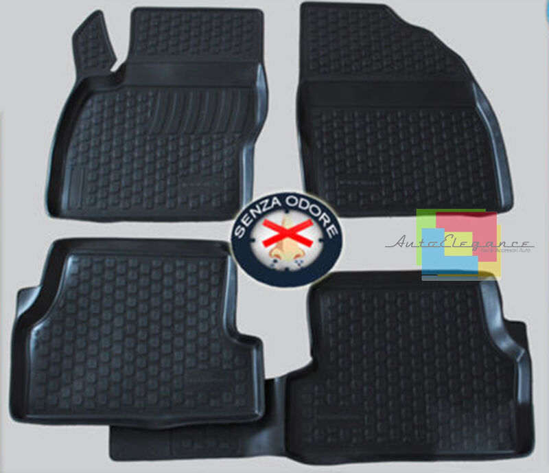 FORD FOCUS 2004-2010 TURNIER SET TAPPETINI AUTO IN GOMMA - TAPPETI TOP QUALITA -