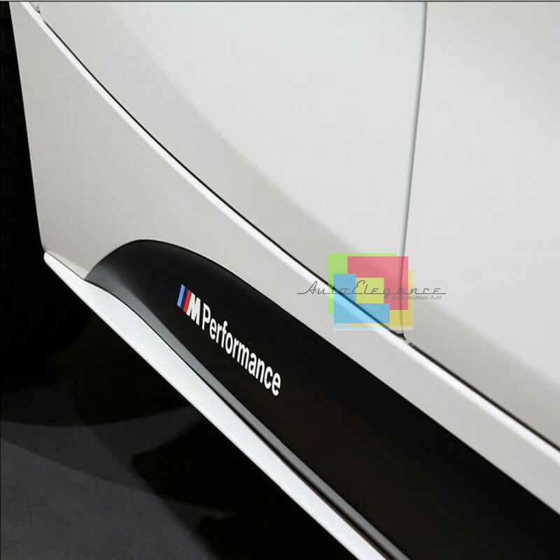 VINILI ADESIVI BMW SERIE 3 E90 E91 E92 E93 SU MINIGONNE LATERALI LOGO M SPORT