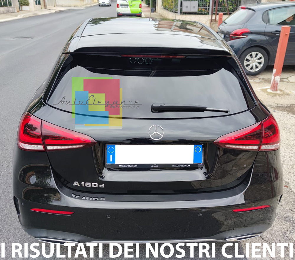 MERCEDES A-CLASS W177 AMG LOOK LOW WING GLOSS BLACK ABS ROOF SPOILER