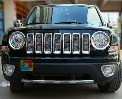 GRIGLIE ANTERIORI JEEP PATRIOT 2011-2015 CALANDRE CROMATE