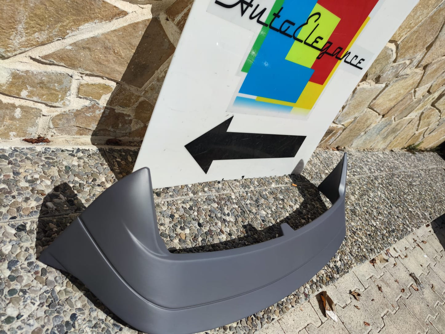 ALETTONE PER VW GOLF 8 VIII 2019+ SPOILER TETTO POSTERIORE LOOK RLINE ABS AUTOELEGANCERICAMBI