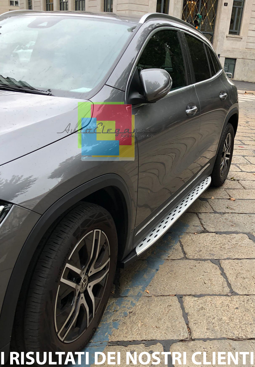 SOTTO PORTA MERCEDES GLA H247 DAL 2020+ PEDANE LATERALI SPORT