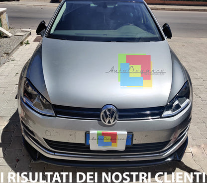 LIP UNDER FRONT BUMPER VW GOLF 7 VII STANDARD 2012-2016 ABS BLACK SPLITTER