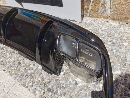 MERCEDES CLA W117 2013-2018 REAR DIFFUSER ABS AMG MUFFLERS A45