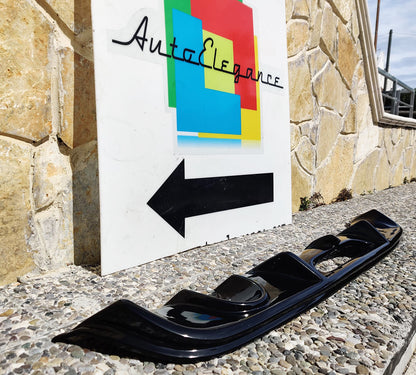 OPEL CORSA F REAR DIFFUSER OPC UNDER BUMPER GLOSS BLACK ABS / PLASTIC