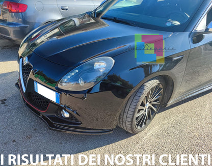 SPLITTER FOR ALFA ROMEO GIULIETTA 2010+ LIP SPOILER UNDER FRONT BUMPER ABS