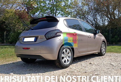 PEUGEOT 208 2012+ SPOILER POSTERIORE SUL TETTO ABS / PLASTIC