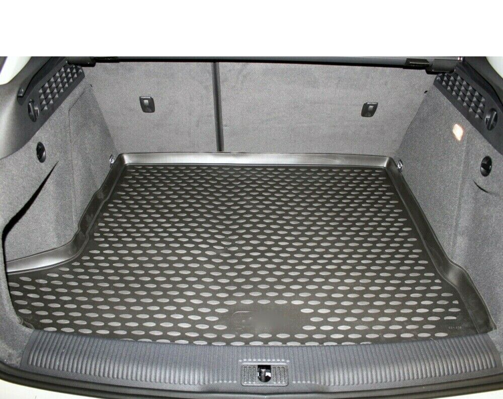 BLACK BOOT MAT Seat Leon III 5F in rubber with edge