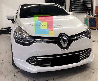 RENAULT CLIO IV 2012-2015 SOTTO PARAURTI ANTERIORE IN ABS LOOK SPORTIVO 0218