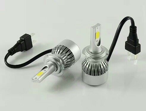 2x LAMPADE AUTO H1 LED CREE COB CANBUS 6000K BIANCO GIACCIO XENON 8000LM AUTOELEGANCERICAMBI