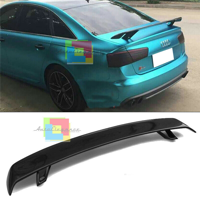 AUDI A6 4G C7 2011+ BERLINA SPOILER POSTERIORE ALETTONE SUL COFANO LOOK RS6 AUTOELEGANCERICAMBI