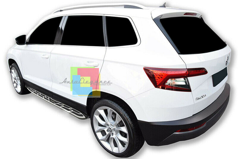 SIDE STEPS SKODA KAROQ FROM 2017 ONWARDS UNDER DOOR TOP QUALITY SPORT LOOK