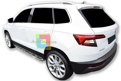 SIDE STEPS SKODA KAROQ FROM 2017 ONWARDS UNDER DOOR TOP QUALITY SPORT LOOK