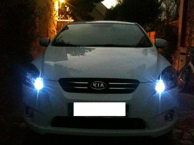 KIA PRO CEED  5 LED LUCI POSIZIONI COPPIA  NO ERROR T10 CANBUS 2PZ