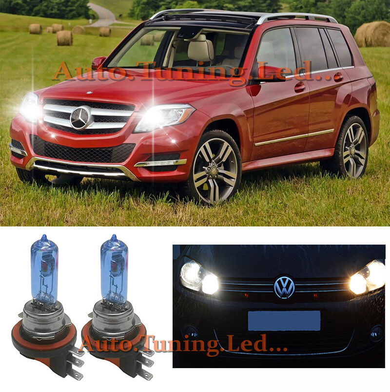 MERCEDES GLK X204 2013+ LAMPADE H15 55W 12V BLU XENO DIURNE ABBAGLIANTI