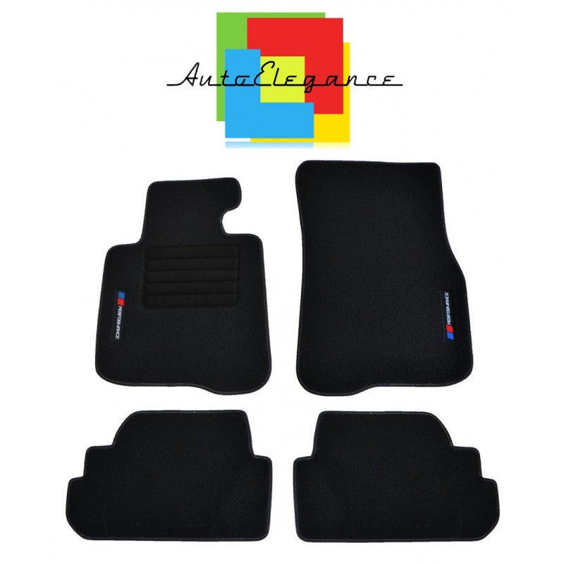 BMW SERIE 4 F32 COUPE 2013+ SET TAPPETINI IN VELLUTO DI ALTA QUALITA' SPECIFICO AUTOELEGANCERICAMBI