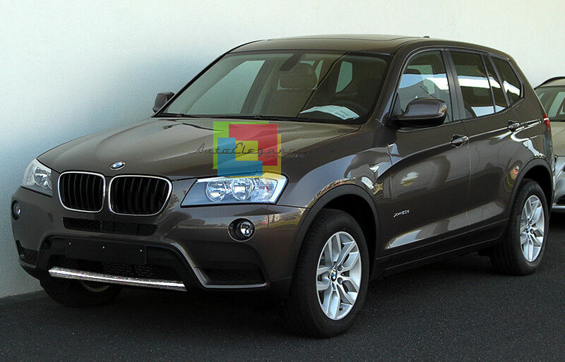 0BMW X3 F25 2010-2014 MODANATURA ANTERIORE CROMATA ADESIVA 3M LOOK M AUTOELEGANCERICAMBI