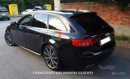 0046 AUDI A4 B8 8K AVANT BERLIN MINIGONNE LATERALI SOTTO PORTA LOOK SLINE S4 RS AUTOELEGANCERICAMBI