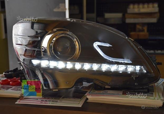 Mercedes c w204 07-11 daytime led headlights
