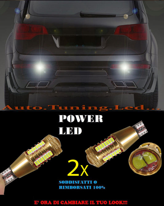 AUDI Q7 4L LAMPADE RETROMARCIA LED T15 W16W SUPER QUALITA NO ERROR AUTOELEGANCERICAMBI