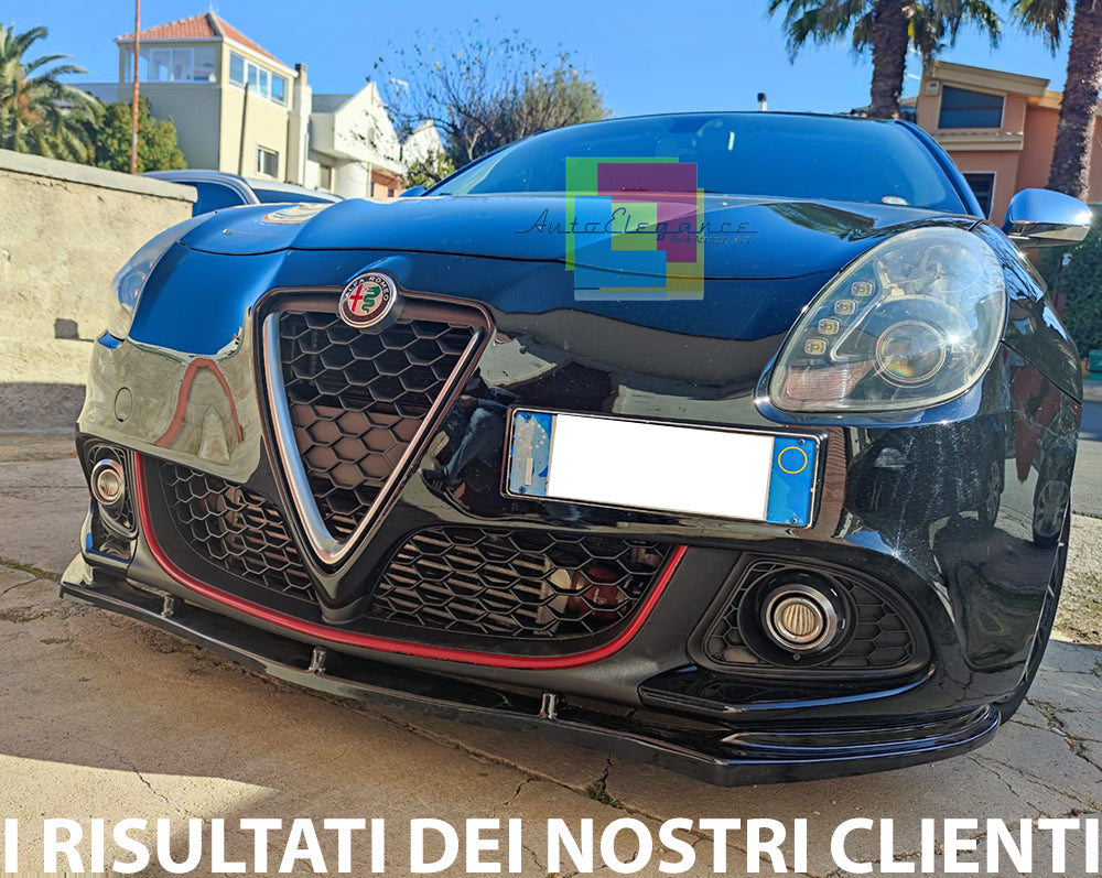 ALFA ROMEO GIULIETTA SPLITTER SPOILER SOTTO PARAURTI ANTERIORE ABS